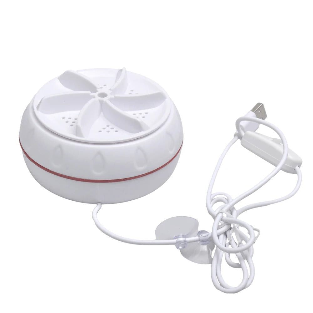 Mini Ultrasonic USB Turbo Washer for Travel & Home