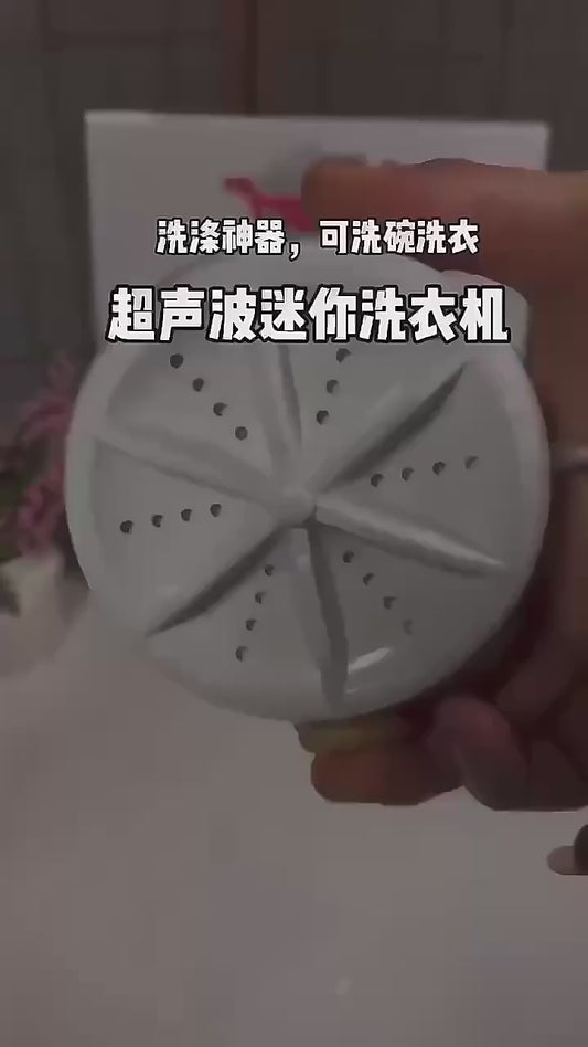 Mini Ultrasonic USB Turbo Washer for Travel & Home